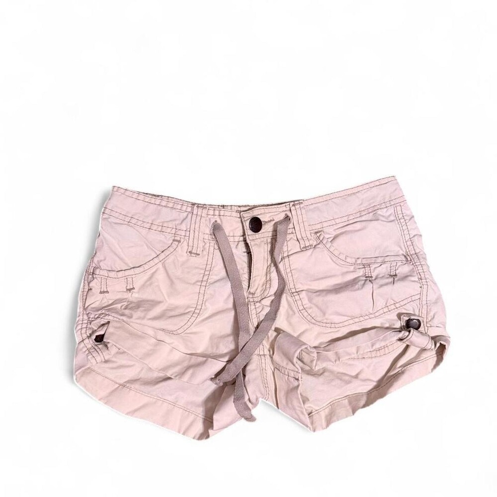 Union Bay cream cotton cargo shorts size 3 #cargo #utility
